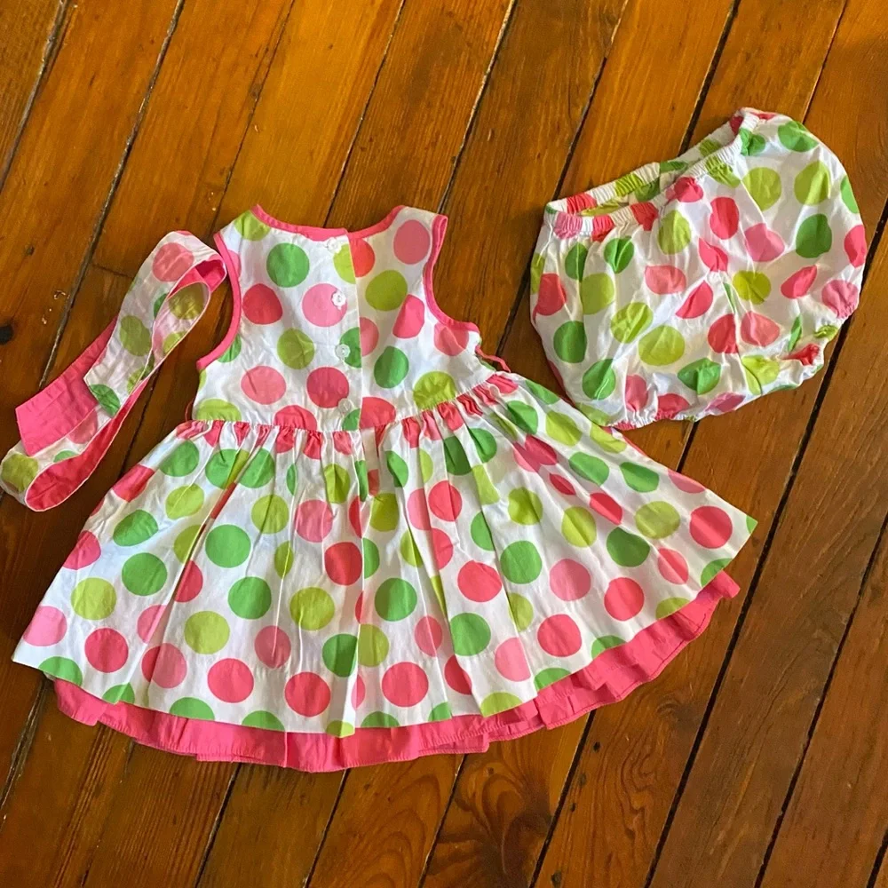 Polka Dot White Dress Size 18 Months Will Smith